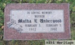 Matha E. Underwood