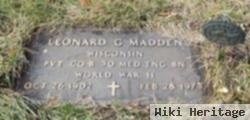 Leonard G Madden