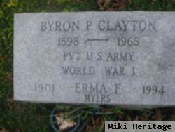 Pvt Byron P Clayton