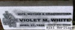 Violet M White