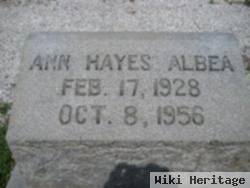 Ann Hayes Albea