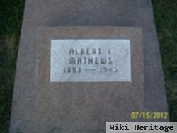 Albert E Mathews