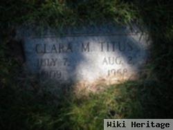 Clara M Titus