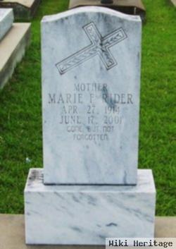 Marie F. Rider