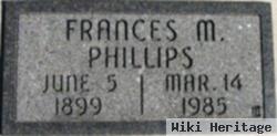 Frances M Phillips