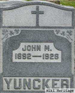 John M Yuncker