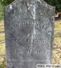 John Henry Hensley