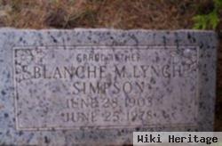 Blanche M Lynch Simpson