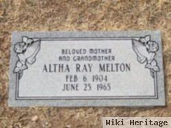 Altha Ray Melton