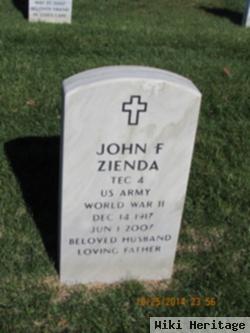 John F Zienda