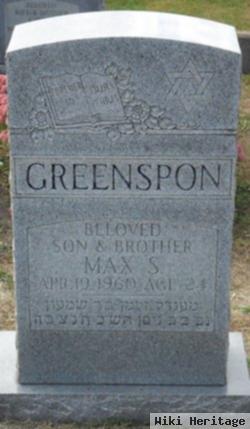 Max S. Greenspon