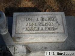 Fon J Burke