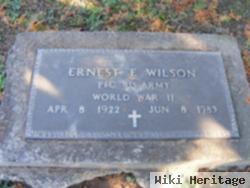 Pfc Ernest E. Wilson