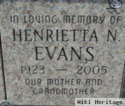 Henrietta N Evans