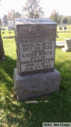 Lizzie White Robertson