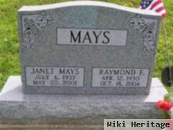 Raymond F Mays