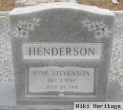 Ione Stevenson Henderson