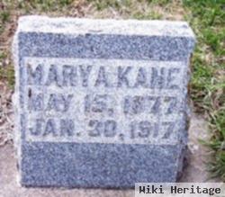 Mary A Bowler Kane