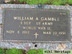 William A Gamble