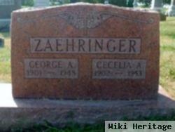 George A Zaehringer