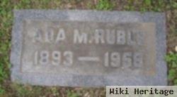 Nevada M. "ada" Stoops Ruble