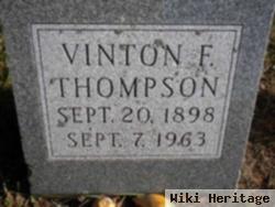 Vinton F Thompson