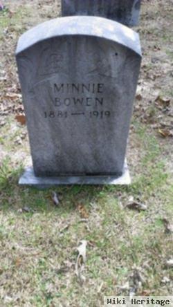 Anne E. "minnie" Yancey Bowen