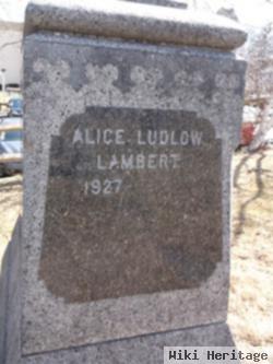Alice Ludlow Lambert
