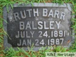 Ruth "barr" Balsley