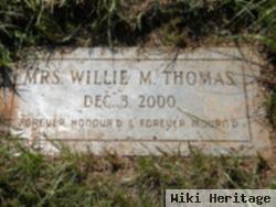 Willie M Thomas