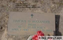 Harold D Alexander