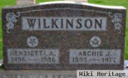 Henrietta A Wilkinson