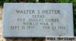 Walter S. Hester