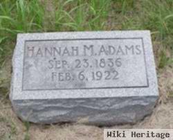Hannah M Adams