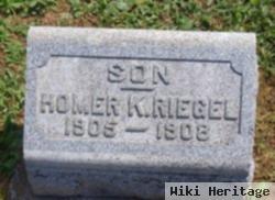 Homer K Riegel