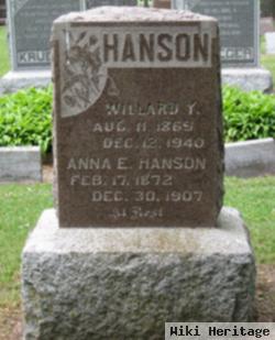 Anna Emilie Wachter Hanson