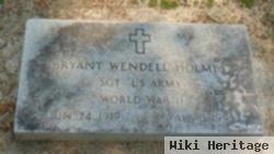 Sgt Bryant Wendell Holmes