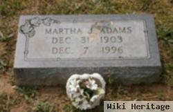 Martha Jane "jane" Rogers Adams