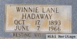 Winnie Lane Hadaway