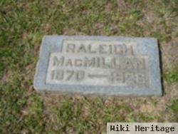 Raleigh Macmillan