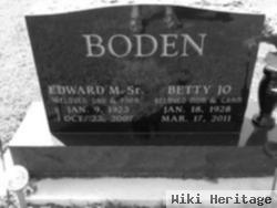 Edward M Boden, Sr