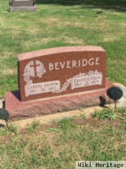 Carrol A Beveridge