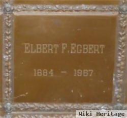 Elbert F. Egbert