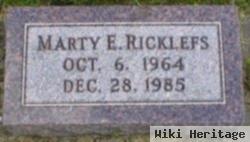 Marty Edward Ricklefs