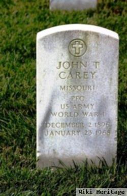 John T Carey