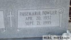 Rosemarie Fowler Scherzer