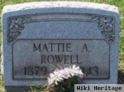 Mattie Agnes Pugh Rowell