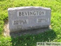 Bertha K Good Bevington