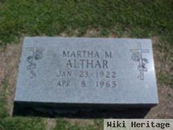 Martha M. Fanslow Althar