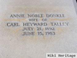 Annie Noble Donkle Talley